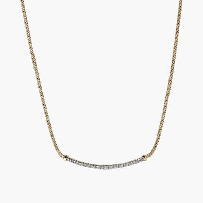 John Hardy Essentials Pavé Chain Necklace in 14K Yellow Gold - 1.8mm - John Hardy product