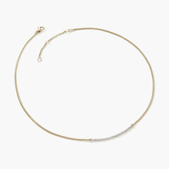 John Hardy Essentials Pavé Chain Necklace in 14K Yellow Gold - 1.8mm
