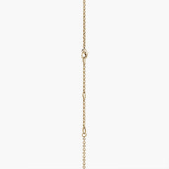 John Hardy Essentials Diamond Interlinking Silver Necklace
