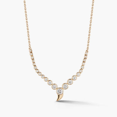 ONDYN Large Diamond Bezel Zen Necklace - Ondyn product