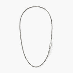 John Hardy Slim Chain Hook Station 24" Silver Necklace