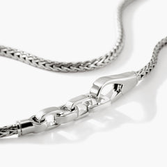 John Hardy Slim Chain Hook Station 24" Silver Necklace