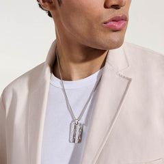 John Hardy Icon 50 Sterling Silver Dog Tag Necklace