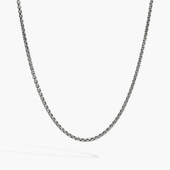 John Hardy Box Chain Sterling Silver Necklace - 2.7mm