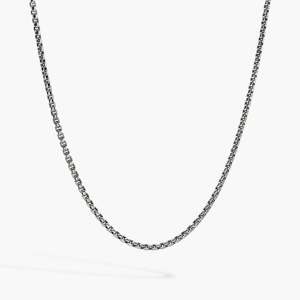 John Hardy Box Chain Sterling Silver Necklace - 2.7mm