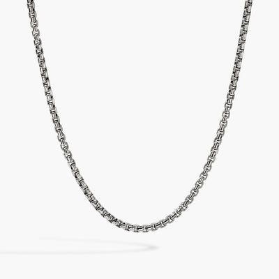 John Hardy Box Chain Sterling Silver Necklace - 3.7mm - John Hardy product