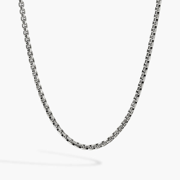 John Hardy Box Chain Sterling Silver Necklace - 4.8mm