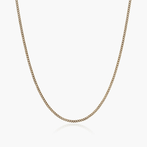 John Hardy 2.1mm Curb Sterling Silver Chain Link Necklace