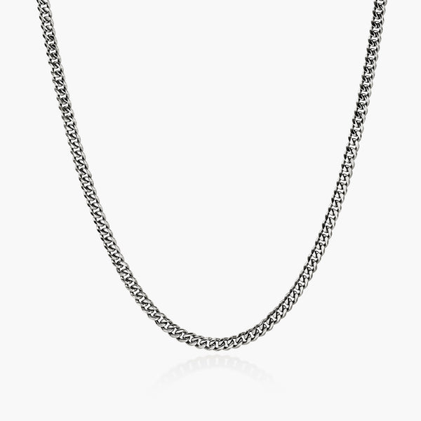 John Hardy 3.9mm Curb Sterling Silver Chain Link Necklace