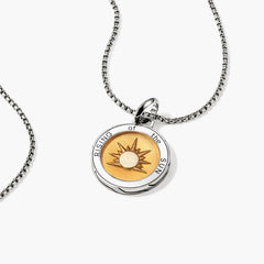 John Hardy Modern Talisman Sun Yellow Enamel Necklace