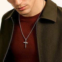 John Hardy Icon 50 Silver Cross Necklace