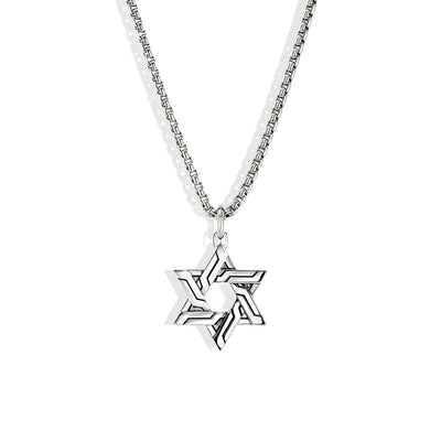 John Hardy Icon 50 Silver Star of David Necklace - John Hardy product