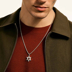 John Hardy Icon 50 Silver Star of David Necklace