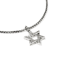 John Hardy Icon 50 Silver Star of David Necklace