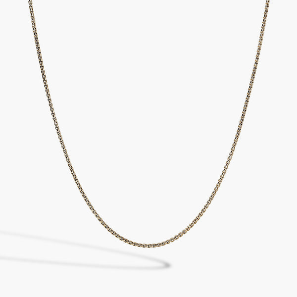 John Hardy 1.6mm Box Chain Necklace in 14K Yellow Gold