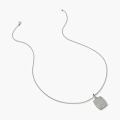 John Hardy Diamond Pave Pendant on Surf Chain Necklace