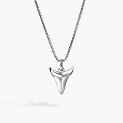 John Hardy Modern Talisman Diamond Shark Tooth Necklace