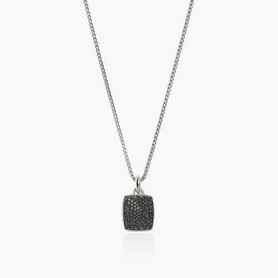 John Hardy ID Black Sapphire Tag Pendant Necklace - John Hardy product