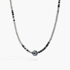 John Hardy Heishi Pearl Hardstone Necklace