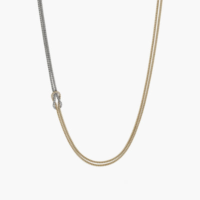 John Hardy Love Knot Two-Tone Adjustable Chain Necklace - John Hardy product