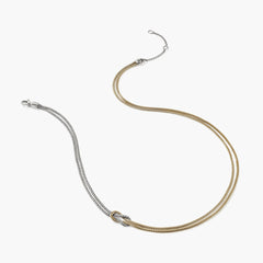 John Hardy Love Knot Two-Tone Adjustable Chain Necklace