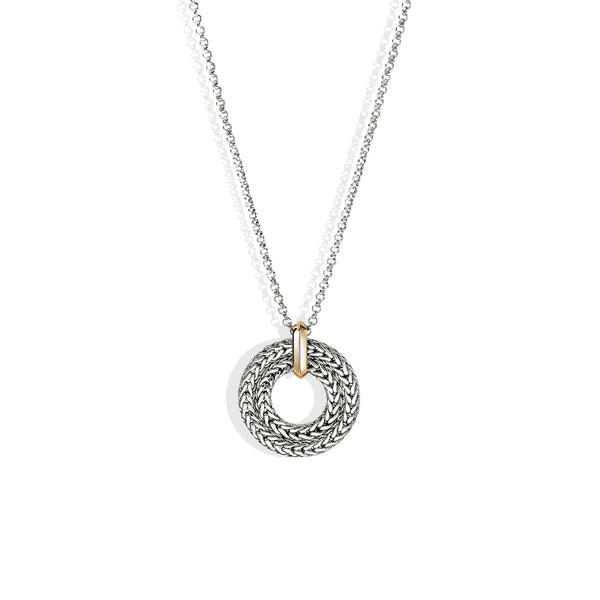 John Hardy Icon Link Two-Tone Round Necklace