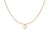 EF Collection Diamond Initial Charm in Yellow gold