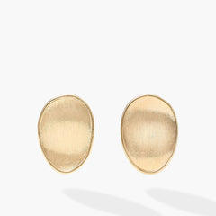 Marco Bicego Lunaria Small Petal Stud Earrings in 18K Yellow Gold
