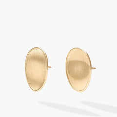 Marco Bicego Lunaria Small Petal Stud Earrings in 18K Yellow Gold
