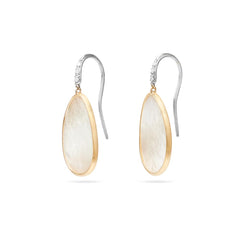 Marco Bicego Lunaria White Mother of Pearl & Diamond Earrings