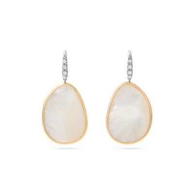 Marco Bicego Lunaria White Mother of Pearl & Diamond Earrings - Marco Bicego product