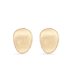Marco Bicego Lunaria Yellow Gold Medium Leaf Stud Earrings
