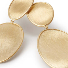 Marco Bicego Lunaria Small Yellow Gold Double Drop Earrings