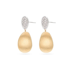 Marco Bicego Lunaria Small Diamond Drop Earrings
