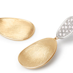 Marco Bicego Lunaria Small Diamond Drop Earrings