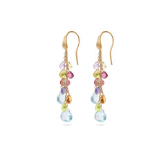 Marco Bicego Paradise Mixed Multi Gemstone Drop Earrings