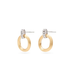 Marco Bicego Jaipur Diamond Drop Stud Earrings