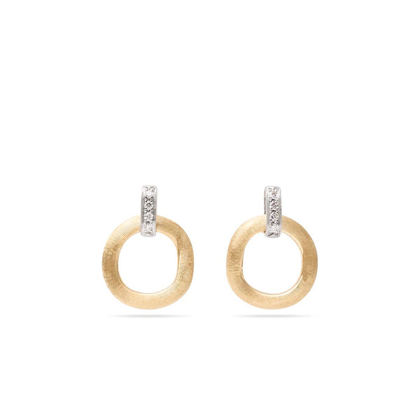 Marco Bicego Jaipur Diamond Drop Stud Earrings