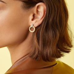 Marco Bicego Jaipur Diamond Drop Stud Earrings