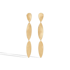 Marco Bicego Lunaria Twist Triple Drop Earrings