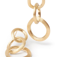 Marco Bicego Jaipur Yellow Gold Three Link Drop Earrings