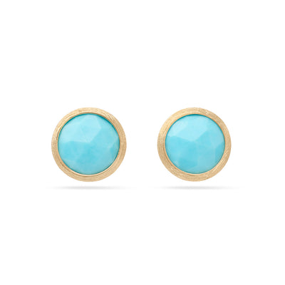 Marco Bicego Jaipur Yellow Gold Turquoise Petite Stud Earrings - Marco Bicego product