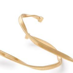 Marco Bicego Marrakech 18kt Yellow Gold Twist Hoop Earrings