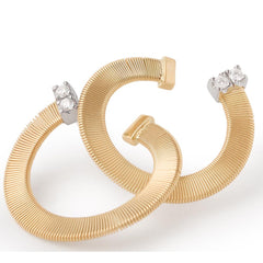 Marco Bicego Masai Yellow Gold and Diamond Earrings