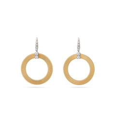 Marco Bicego Masai Yellow Gold Circle Drop Earrings