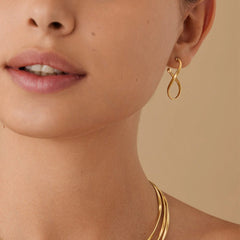 Marco Bicego Infinity Marrakech Hoop Earrings in 18K Yellow Gold