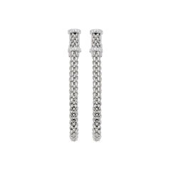 Fope Essentials Flex'it Medium Mesh Chain Diamond Earrings