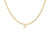 EF Collection Diamond Initial Charm in Yellow gold