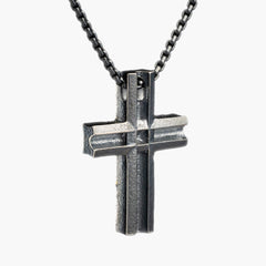William Henry Guide Cross Pendant 22" Necklace