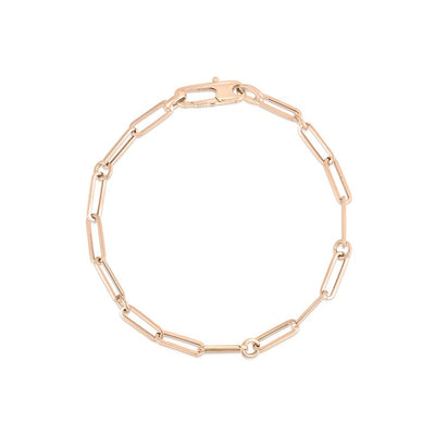 Roberto Coin Rose Gold Paperclip Chain Bracelet - Roberto Coin product